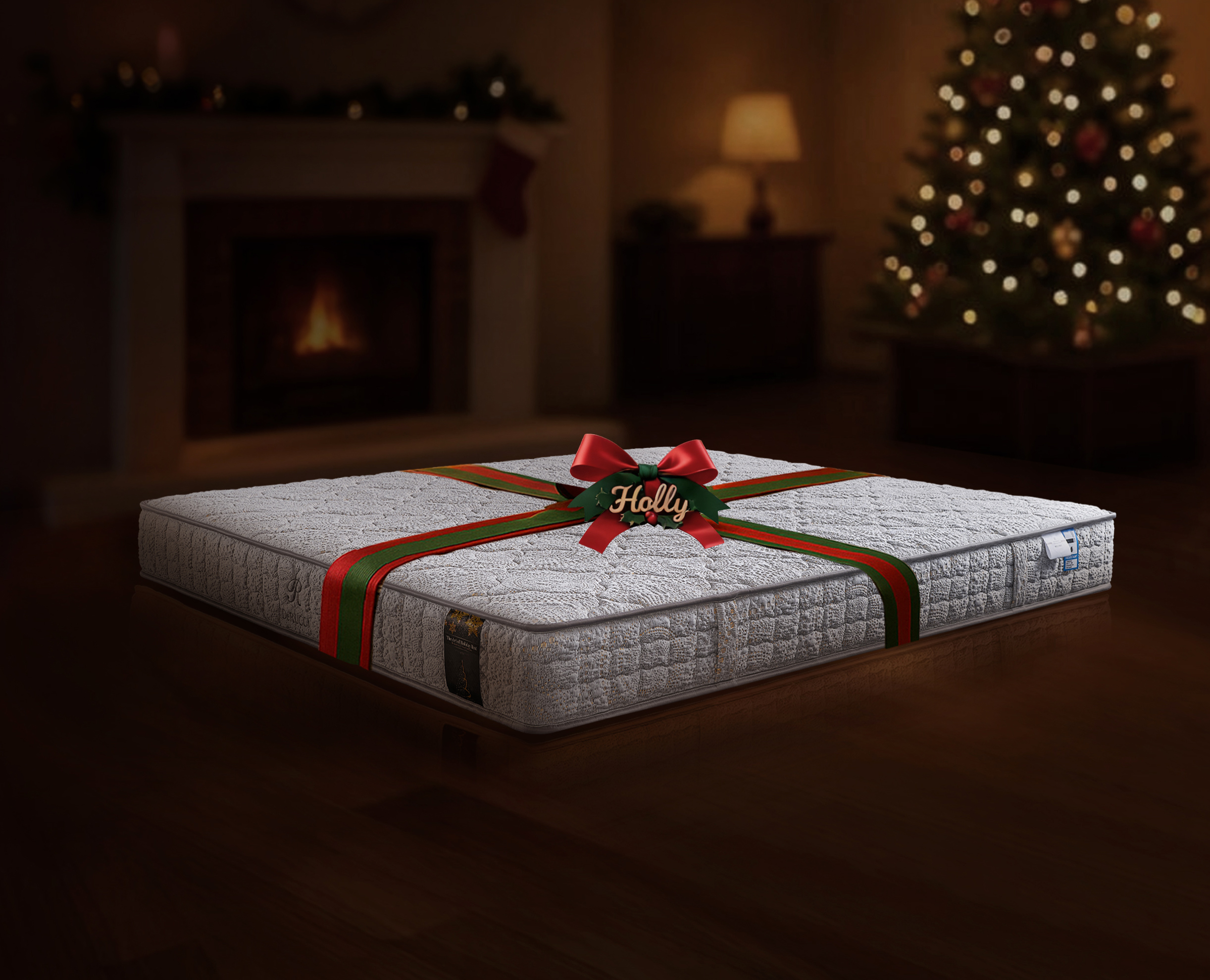 Holly Seasonal Christmas Mattress